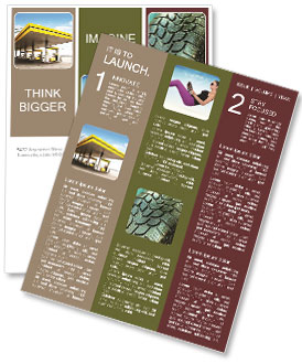 Petrol Station Newsletter Template