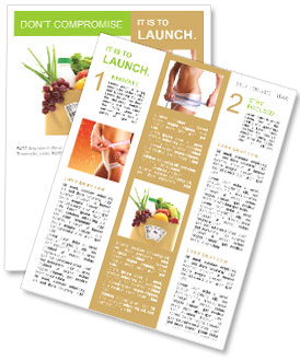Fruit Diet Newsletter Template