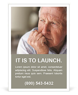 Retired Man Ad Template