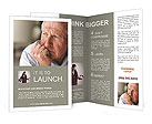 Retired Man Brochure Template