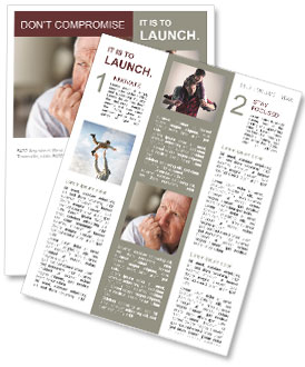 Retired Man Newsletter Template