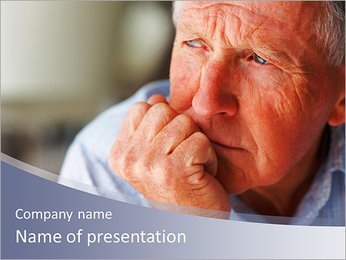 Retired Man PowerPoint Template