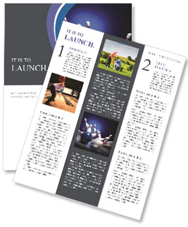 Bowling Win Newsletter Template