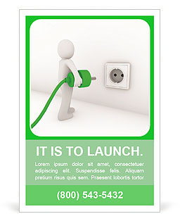 Green Socket Ad Template