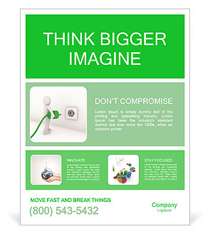 Green Socket Poster Template