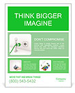 Green Socket Poster Template