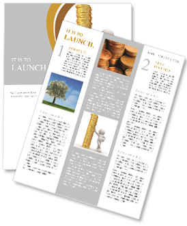 Golden Coins Newsletter Template