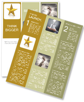 Golden Star Newsletter Template