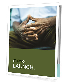 Male Hands Presentation Folder