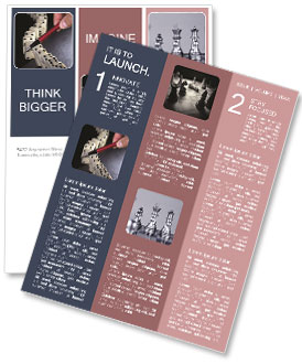 Business As Domino Game Newsletter Template