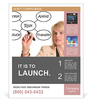 Deal With Risks Poster Template