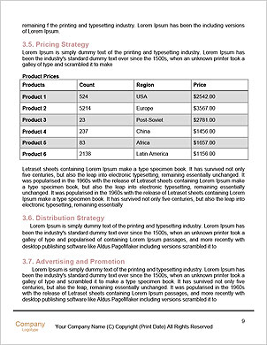 Deal With Risks Word Template - Page 9
