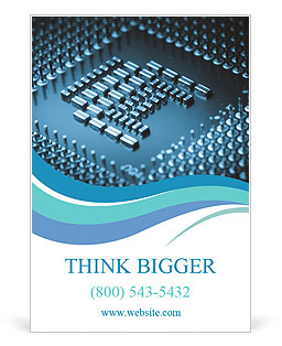 Computer Micro Scheme Ad Template