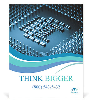 Computer Micro Scheme Poster Template