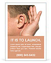Hearing Aid Ad Template