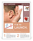 Hearing Aid Flyer Template