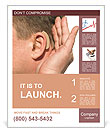 Hearing Aid Poster Template