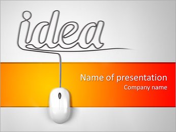 New Ideas Stock PowerPoint Template