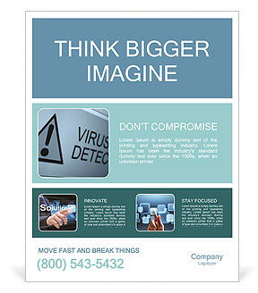 Virus Detected Poster Template