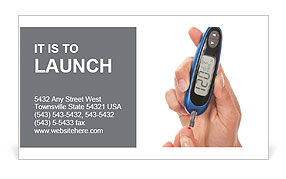 Diabetes Business Card Template