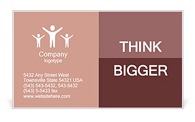 Contact Lenses Business Card Template