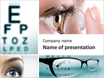 Contact Lenses PowerPoint Template