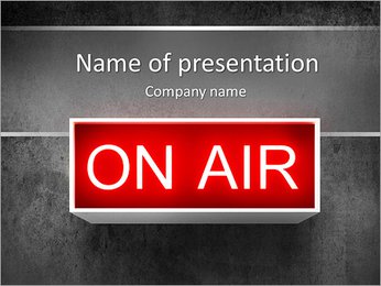 On Air PowerPoint Template