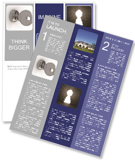 Key In Lock Newsletter Template