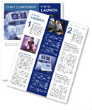 Dual Monitor Ultrasound Scanner - Latest Technology For Medical Imaging Newsletter Template