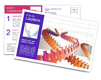 Editable Layered File Of A 3D Vector Abstract Background For Design Projects Postcard Template