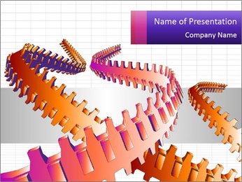 Editable Layered File Of A 3D Vector Abstract Background For Design Projects PowerPoint Template