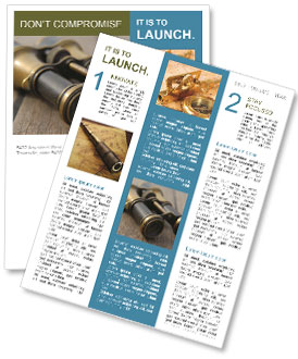 Ship Deck's Antique Marine Telescope Newsletter Template