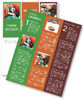 Close-Up Of Needlework Supplies: Buttons And Threads On White Background Newsletter Template