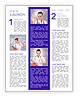 Collage Of A Young Doctor In White Uniform, Transparent Glasses And Stethoscope Clicking On A Virtual Keyboard. Newsletter Template