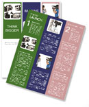 Set Of Isolated Semi-Professional Video Camcorders On A White Background Newsletter Template