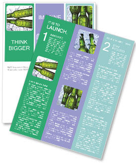 Fresh Beer Bottles With Ice - Enjoy Three Beers In A Chill Way! Newsletter Template