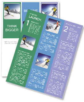 High-Altitude Skiing: A Thrilling Adventure Amidst The Mountains Newsletter Template