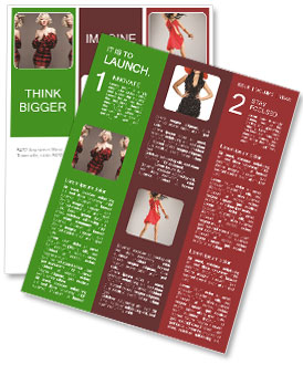 Women Wearing Scottish Dresses Newsletter Template