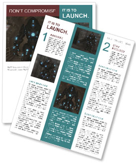 Dangerous Android Robot Newsletter Template