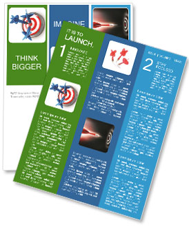 3D Darts Newsletter Template