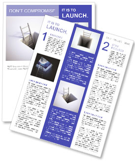 Ladder in Floor Hole Newsletter Template