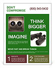Retro Binoculars Flyer Template