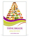 Nutrition Food Pyramid Ad Template