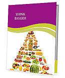 Nutrition Food Pyramid Presentation Folder