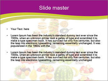 Nutrition Food Pyramid PowerPoint Template