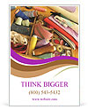 Sewing Utensils on the Table Ad Template