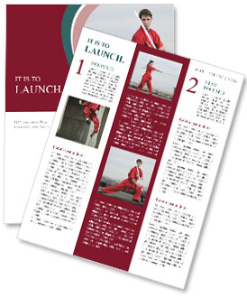 Master in Red Kimono Newsletter Template