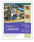 Woman's Sewing Utensils Poster Template
