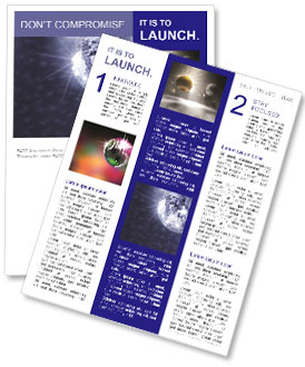 Disco Ball Illumination Newsletter Template