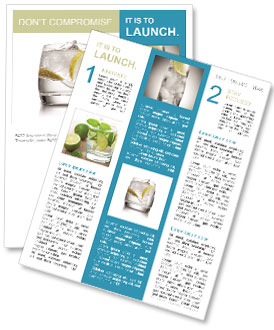 Cold Soda Cocktail Newsletter Template